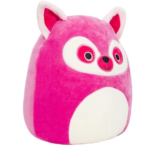 Squishmallows Original - Lucia the Hot Pink Lemur - 12 Inch Plush Stuffie - Picture 2 of 3